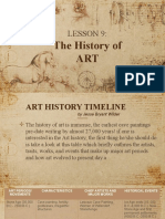 Lesson 9 - The History of Art