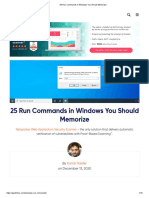 25 Run Commands in Windows You Should Memorize - EN