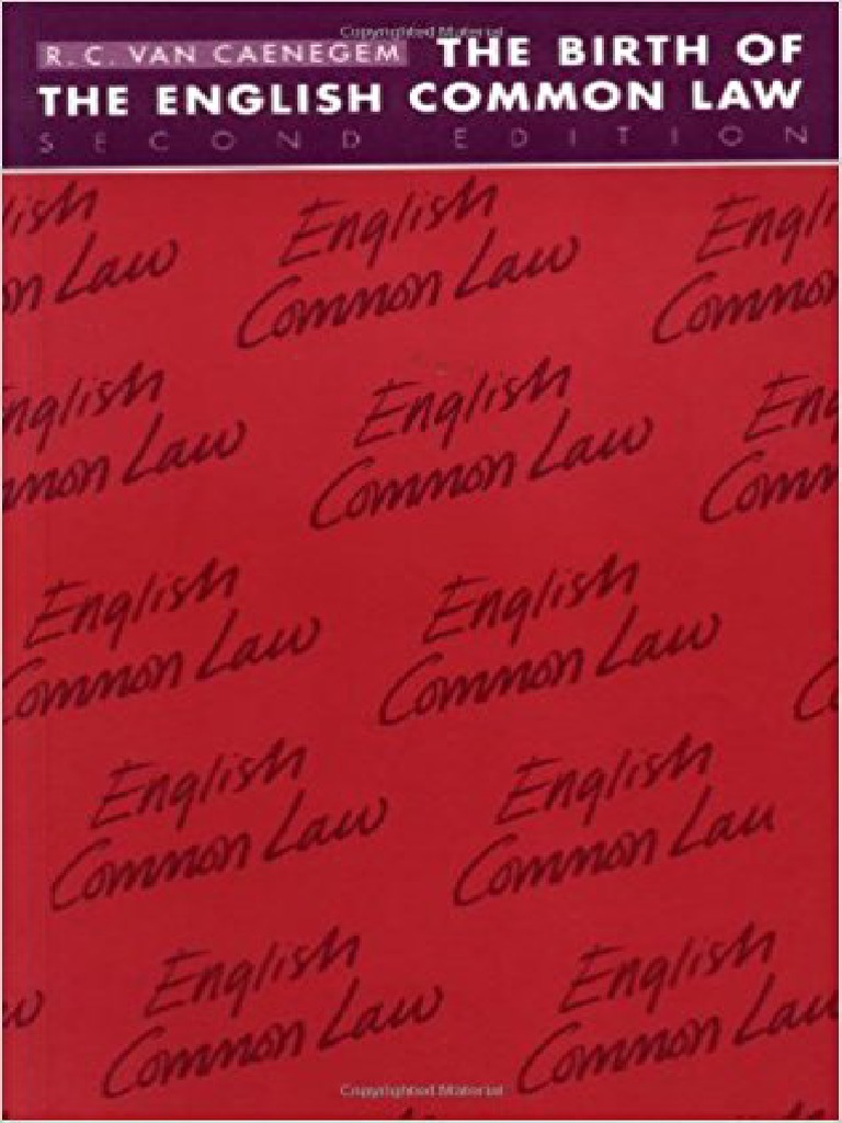The Birth of The English Common Law | PDF | Feudalism | Common Law