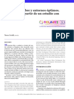 Teresa Godall Movimiento Libre y Entornos Optimos. Reflexiones a Partir de Un Estudio Con Bebes