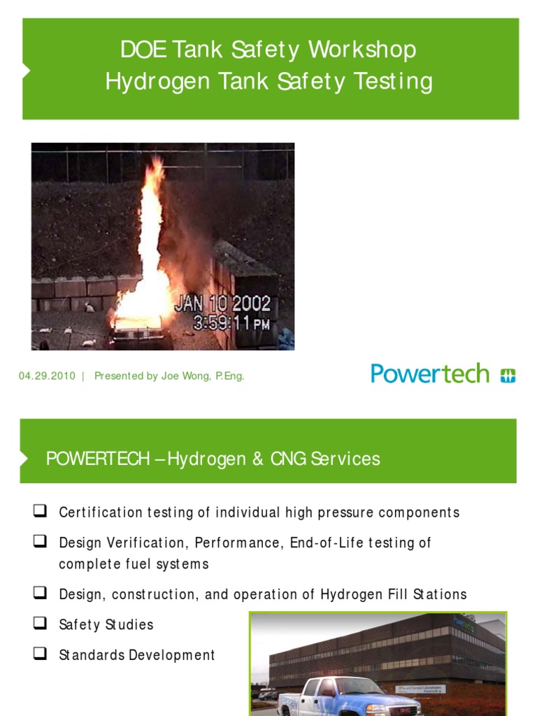 Hydrogen Tank Testing Procedures | PDF | Fires | Vehicles