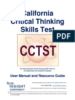 California Critical Thinking Skills Test (CCTST)