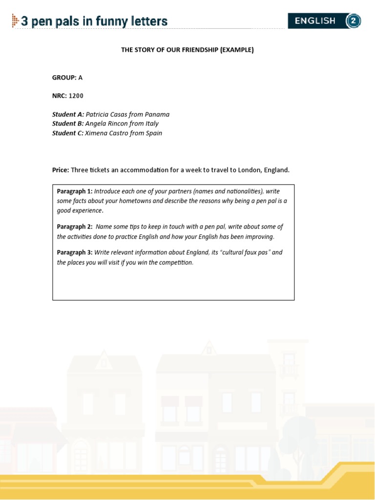 The Story of Our Friendship (Example) | PDF | Foreign Language Studies