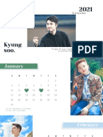 Calendar: Kyung Soo