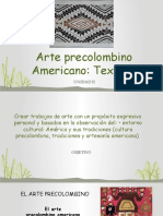 Arte Precolombino Textil 4° A-B 2