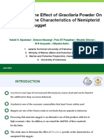 The Effect of Gracilaria Powder On Nugget