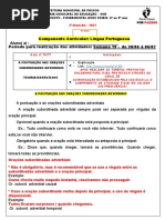 9º ANO LING. PORT. AULAS 76 E 77 - A PONTUAÇÃO NAS ORAÇÕES SUBORDINADAS