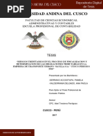 Pamela - Ana - Tesis - Bachiller - 2017 Tesis Saylla Transportes