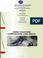 CRISIS FINANCIERA INTERNACIONAL CASO DE GRECIA