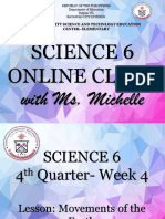 Science 6 Online Class With Ms. Michelle: Bayawan City Science and Technlogy Education Center-Elementary