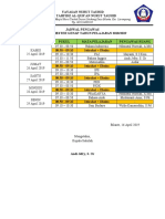 jadwal US GENAP 2019