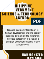 Philippine Government Science & Technology Agenda