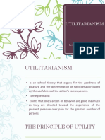 Utilitarianism: By: Josille Marquez