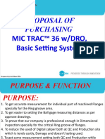 Proposal purchasing new equipment mictrack series 4000