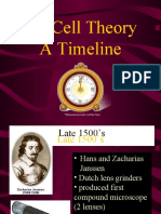 The Cell Theory A Timeline: With Permission: Bujols Via Slide Share