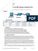 10.6.12 Lab - Use TFTP, Flash, and USB To Manage Configuration Files - ILM