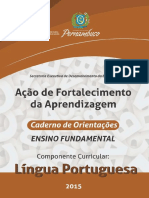 AcaoDeFortalecimento DaAprendizagem CADERNO DE ORIENTACOES ENSINO FUNDAMENTAL Lingua Portuguesa