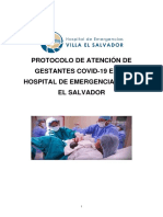 Protocolo de Atención de Gestantes Covid-19 en El Hospital de Emergencias Villa El Salvador - Version Final