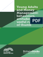 Young Adults and Money Management Behaviours Attitudes and Useful Rules of Thumb