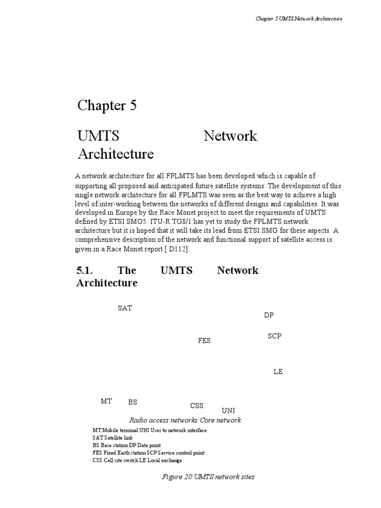 5.1. The UMTS Network Architecture | PDF | Cellular Network | Computer ...