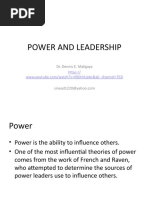 Power and Leadership JLC