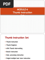 Module-6 Thumb Instruction Set