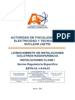 AETN-CL-I-0.03.01 - Licenciamiento de Instalaciones Ciclotrón Radiofarmacia. Versión 1 - 14.06.2020-Kbauer-2020-08-12-I