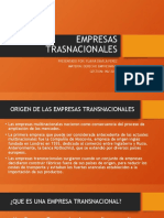 Empresas Trasnacionales-Derecho Empresarial