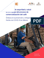 Protocolo III de SST en el trabajo del proceso de comercialización del café
