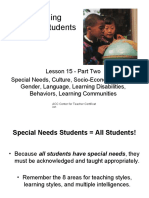 Lesson 15 Teaching Diversestudents