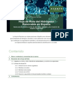Informe 10-11-2020 Sobre La Hoja de Ruta Del Hidrógeno Renovable en España - 0