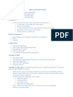 Types of atrial septal defect