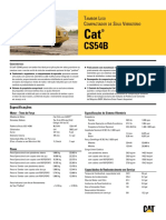 2013 Rolo Compactador Caterpillar Cs54b Portugues