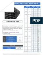 Tubo Cuadrado de Acero Astm A500