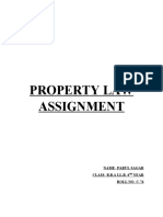 Property Law Assignment