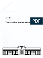 IM201-Fundamentals of Database Systems