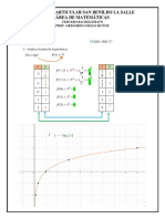 Tarea N°2: Colegio Particular San Benildo La Salle Área de Matemáticas