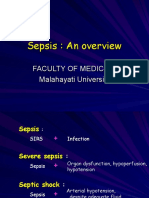 Sepsis overview: causes, definitions, diagnosis and management