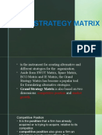 Grand Strategy Matrix Prums