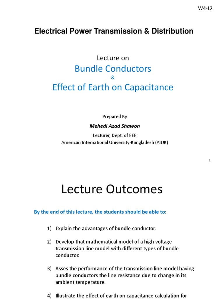 Understanding the Effects of Bundled Conductors and Earth on ...
