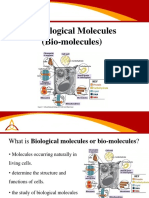 Biological Molecules and Their Functions