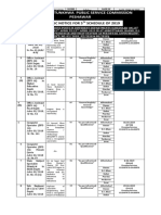 Ability Test Schedule April 2019