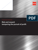 ACCA paper on risk and reward