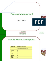 Process Management: MGT3303 Michel Leseure