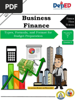 Business Finance: Types, Formula, and Format For Budget Preparation