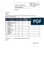 FORM-HSSE-PPUM-027A Checklist Bor Listrik Form