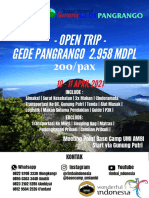 Open Trip - Gede Pangrango 2.958 MDPL: 10 - 11 APRIL 2021