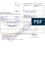 Pro-Forma Invoice For Ambo Clovis Atangwa