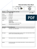 Material Safety Data Sheet: Coal Tar 9942
