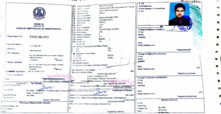 Bike TN02 BK 4721 RC Book Honda Unicorn | PDF | Motorcycle | Land Transport